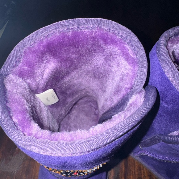 Purple Baltimore Ravens boots - Picture 5 of 6